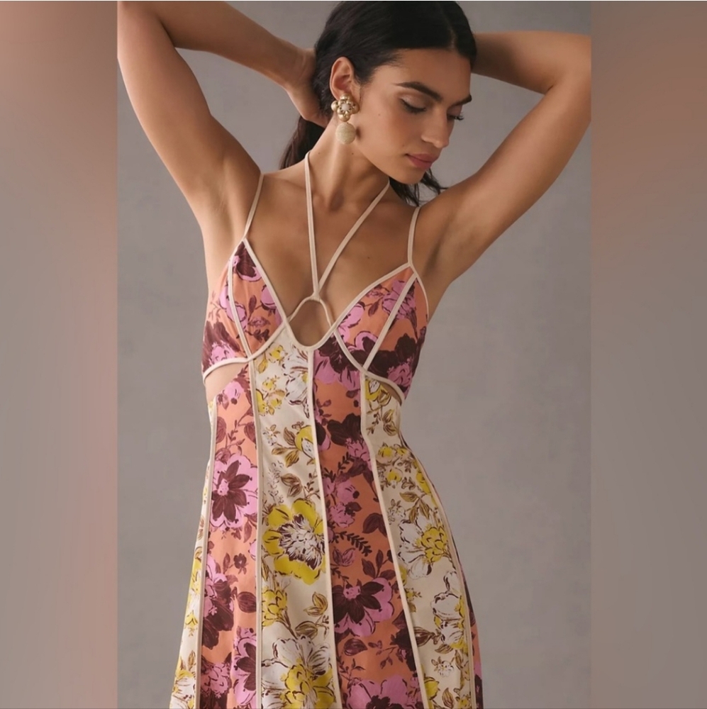 Anthropologie Significant Other Ana Maxi Dress Size 10 (M) - Picture 4 of 10